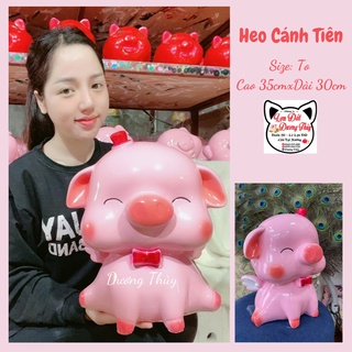 Heo đất/ Lợn đất bỏ ống Cánh tiên khủng lồ(Ảnh thật)