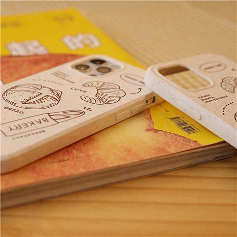 Original Ins Simple Degradable Iphone11promax Phone Case 13 Bread Retro Illustration 12 Apple 14 bqzo