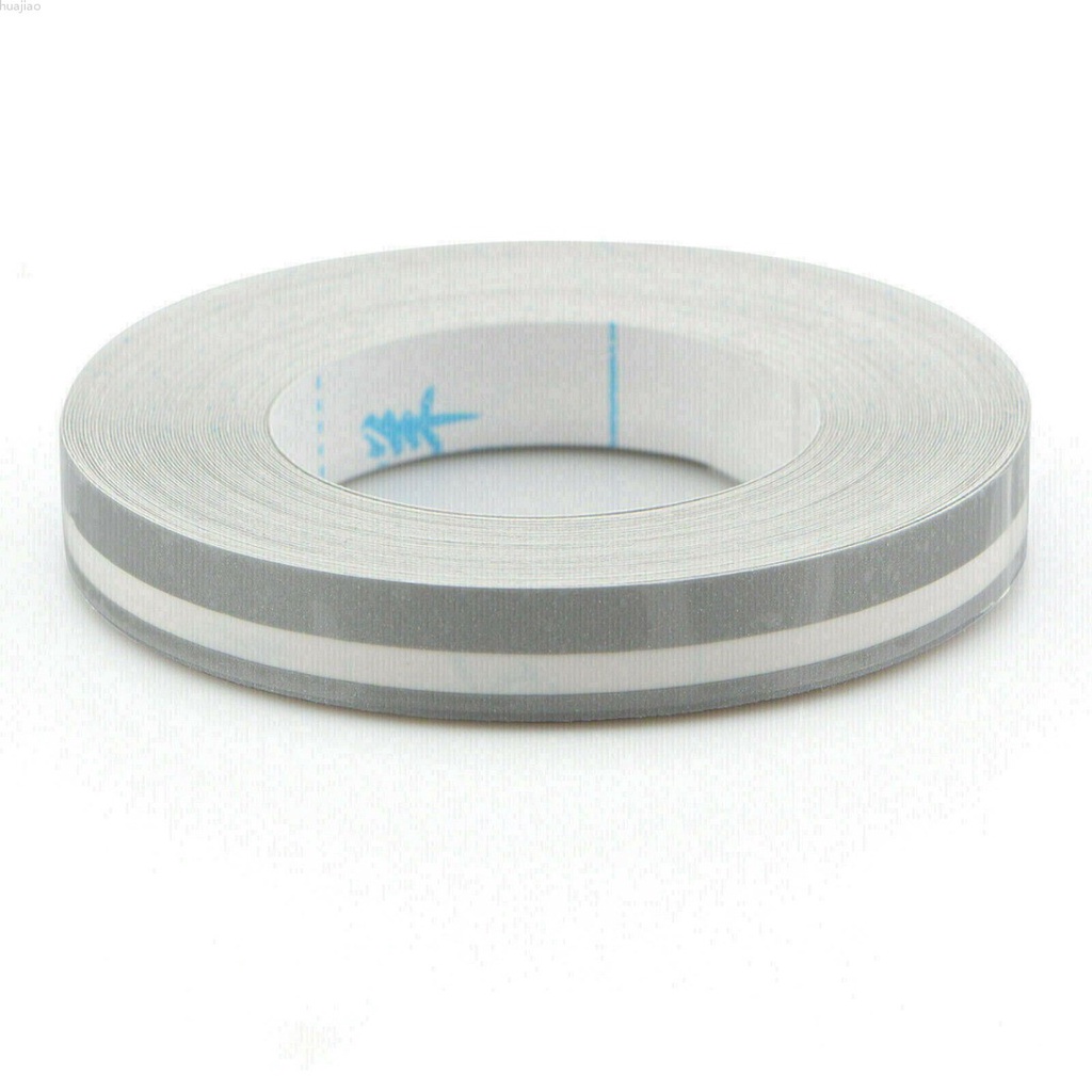 2pcs New Gray Pin Striping Stripe Vinyl Tape Decal Sticker For Car Motorcycle