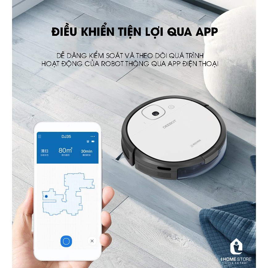 Robot hút bụi Ecovacs DJ36 hàng trưng bày