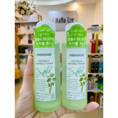 Nước hoa hồng ngừa mụn giảm thâm chiết xuất rau má Mamonde Centella Trouble 150ml