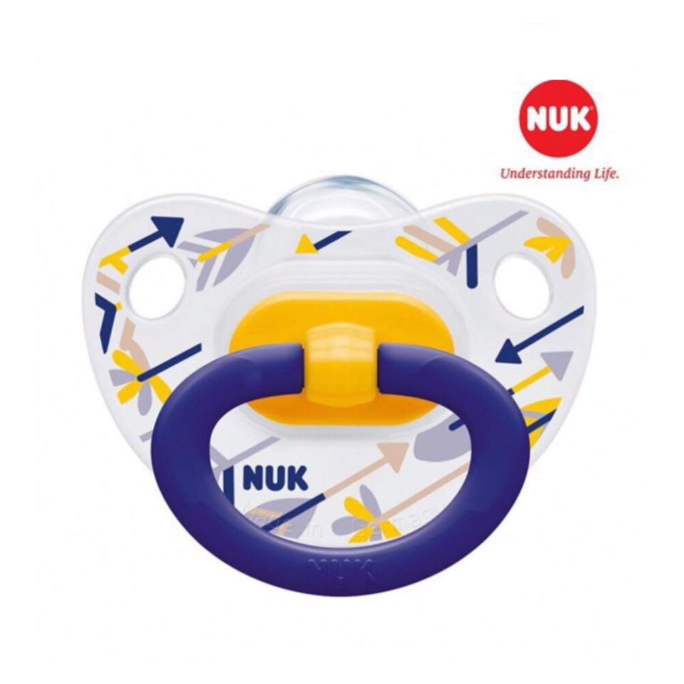 [CHÍNH HÃNG] BỘ 2 TY GIẢ NUK SILICON 0-6M/6-18M/18-36M