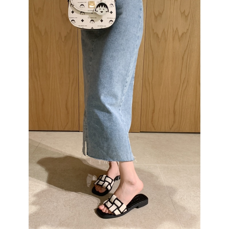 Dép Xỏ Ngón Đế Bằng Phong Cách Pháp Thời Trang Mùa Hè 2022 Mới Cho Nữ