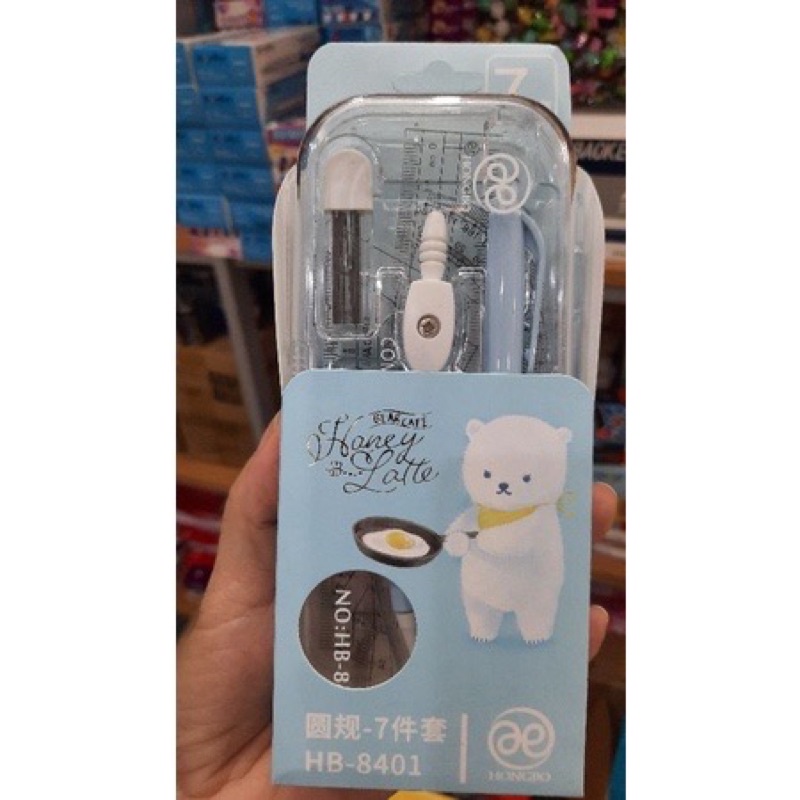 BỘ COMPA, EKE, THƯỚC ĐO ĐỘ CHO BÉ