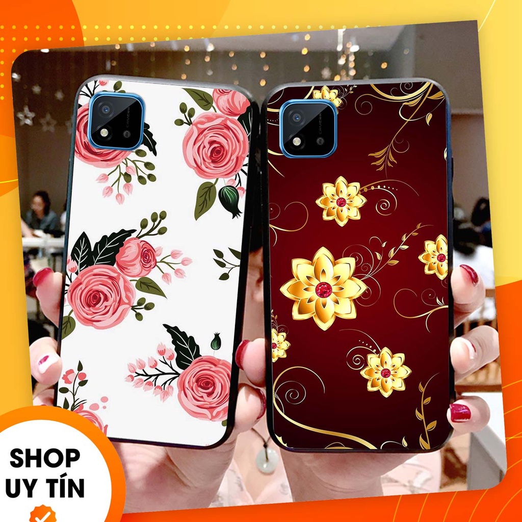 Ốp lưng Oppo REALME C20 in hình hoa xinh xắn, hiện đại , thời trang ,phong cách