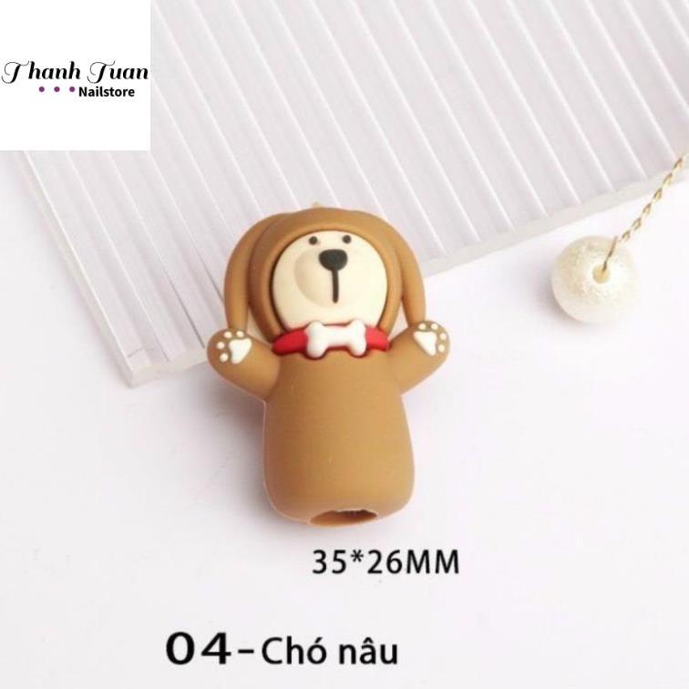Bọc đầu kìm hình thú cute - bọc đầu kìm silicon chuyên dụng ngành nail  - Phụ kiện đồ nail
