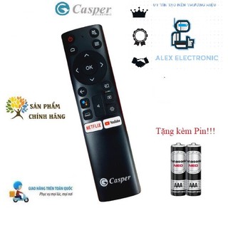 Remote Điều khiển TV Casper giọng nói- Hàng mới chính hãng 100% Tặng kèm Pin-Điện tử Alex