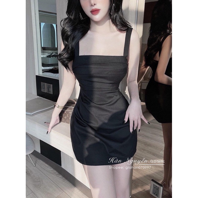 Đầm Body Xếp Eo giống hình 98%