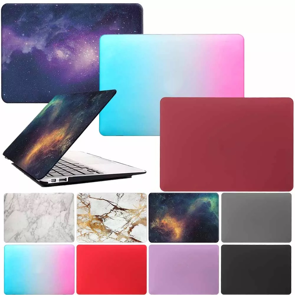 Vỏ Bảo Vệ Laptop Màu Nhám Kèm Bàn Phím Cảm Ứng Cho Macbook Air M2 13 12 11 Pro 13 15 Retina A1502 Macbook 13 15 Inch JB03