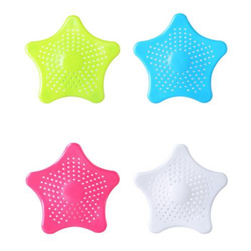 Miếng lọc rác chống tắc hình sao biển bằng silicon cho bồn rửa