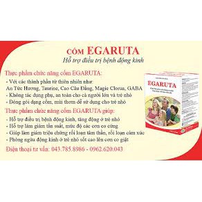 CHÍNH HÃNG Egaruta Cốm Hỗ Trợ Điều Trị Bệnh Động Kinh, Tăng Động (tích 10 tem được 1 hộp) | BigBuy360 - bigbuy360.vn