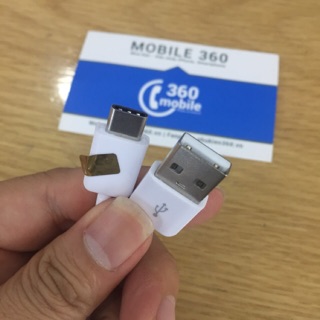 Cáp Type C màu trắng