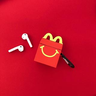 Stock For Apple AirPods Soft Case Silicone Cartoon McDonald's Shockproof Earphone Protective Cover