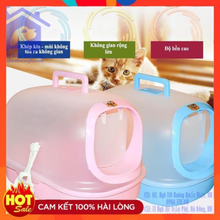 Nhà vệ sinh cho mèo, nhà mèo Ag+ -Phụ kiện thú cưng Hà Nội
