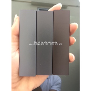 Sơn sắt mạ kẽm, inox màu xingfa nâu bóng, mờ