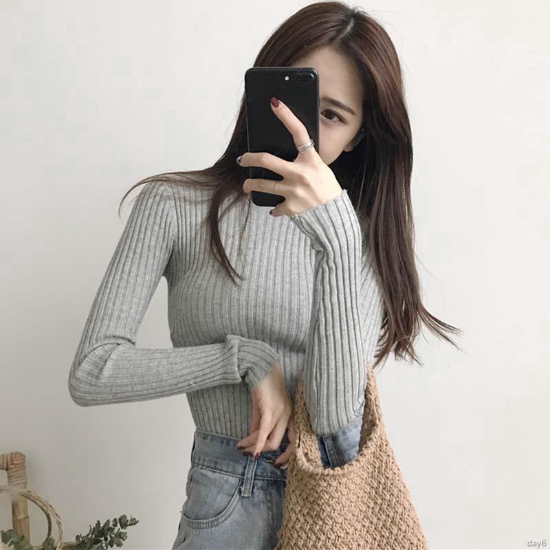 Áo tay dài dáng ôm hợp thời trang dành cho nữ