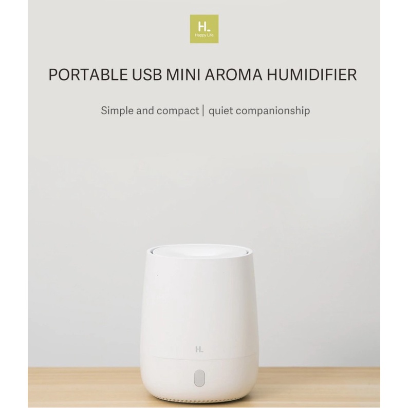Máy phun sương mini Happy Life tạo ẩm không khí - Hàng Chính Hãng
