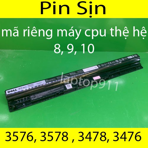 pin dell inspiron 3576, 3578 loại chuẩn