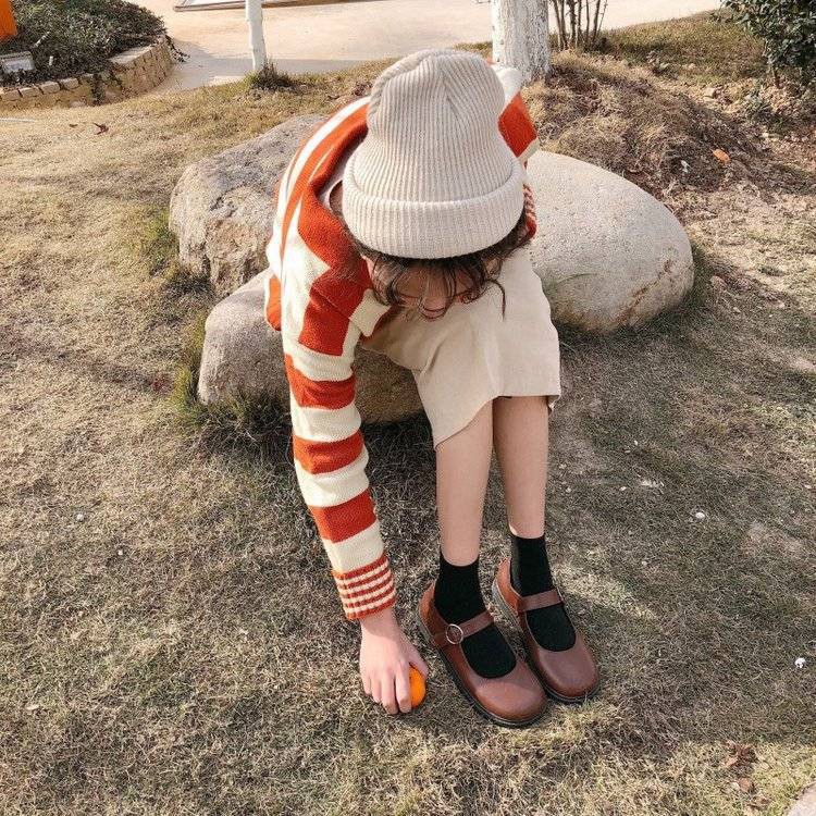 Giày Nữ Mũi Tròn Thời Trang Retro | BigBuy360 - bigbuy360.vn