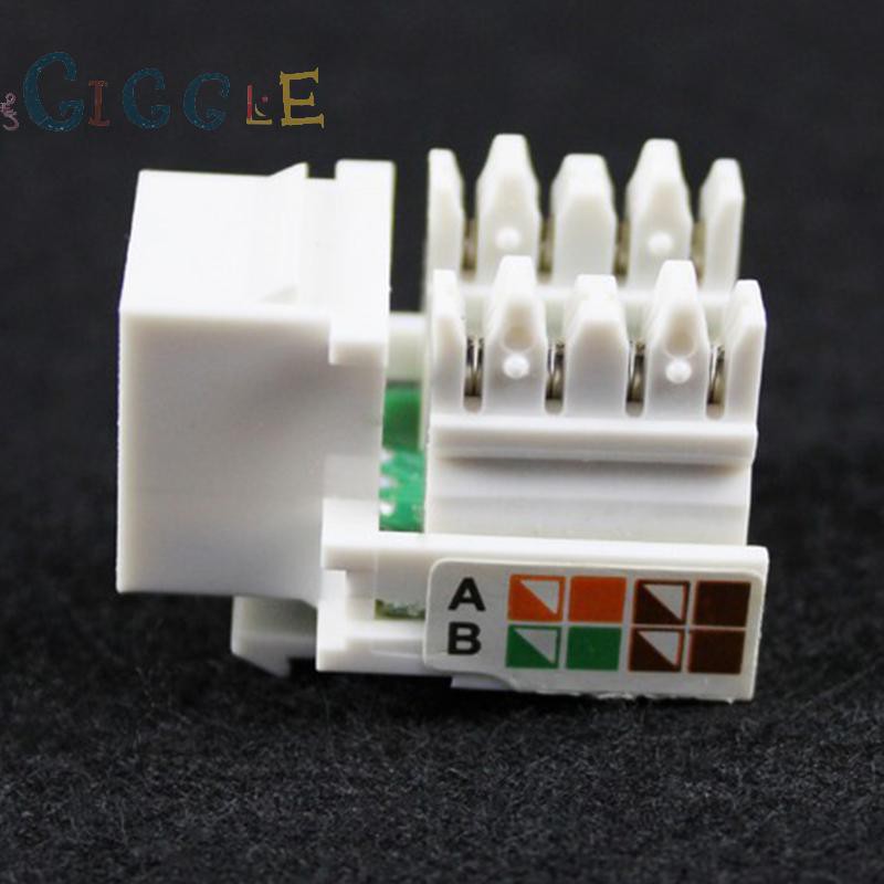 Set 10 Ổ Cắm Kết Nối Mạng Lan Cat5E 8p8c Rj45 Lan