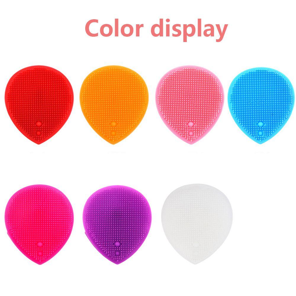 1 Cọ Rửa Mặt Silicone Hình Chiếc Lá Giúp Tẩy Tế Bào Chết Và Làm Sạch Sâu Lỗ Chân Lông