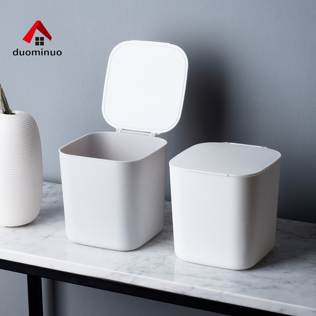 Giá Đỡ Thùng Rác Để Bàn Mini Sức Chứa Lớn Phong Cách Bắc Âu