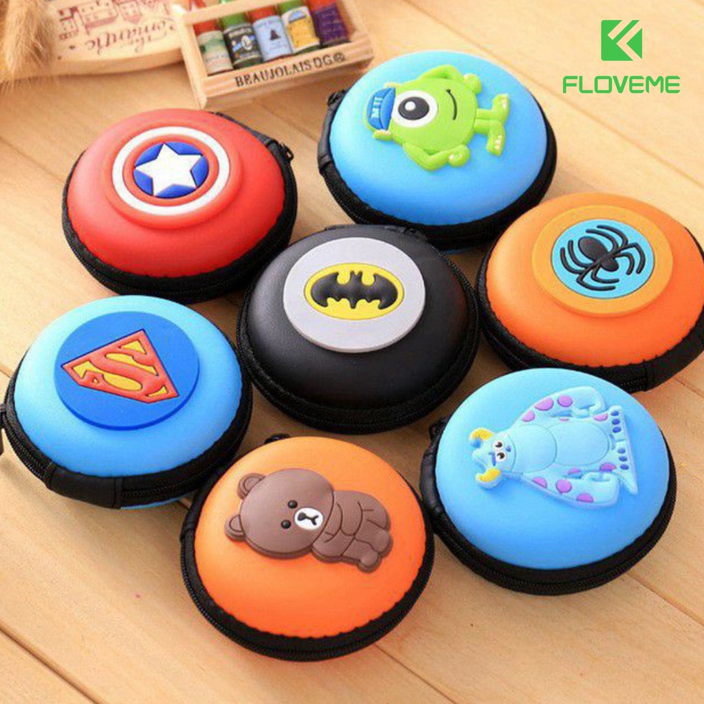 Hộp bao đựng tai nghe tai phone có dây in ear, cáp sạc, vỏ tai nghe bluetooth inpods i12/i11,airpod 1/2 dễ thương giá rẻ