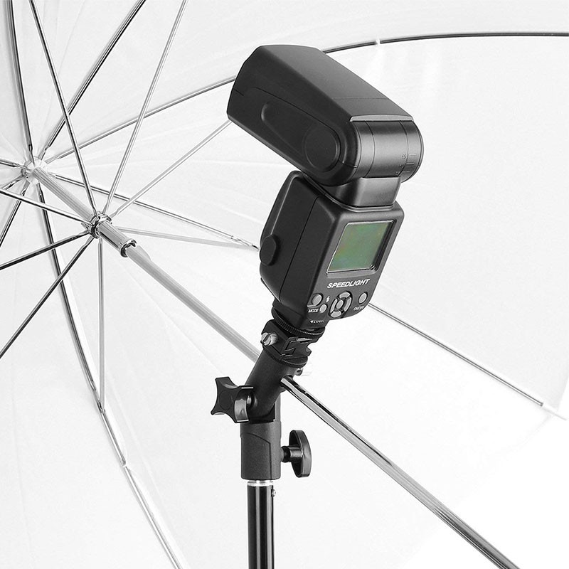 Gá giữ đèn Flash kèm khe cắm dù HL Studio