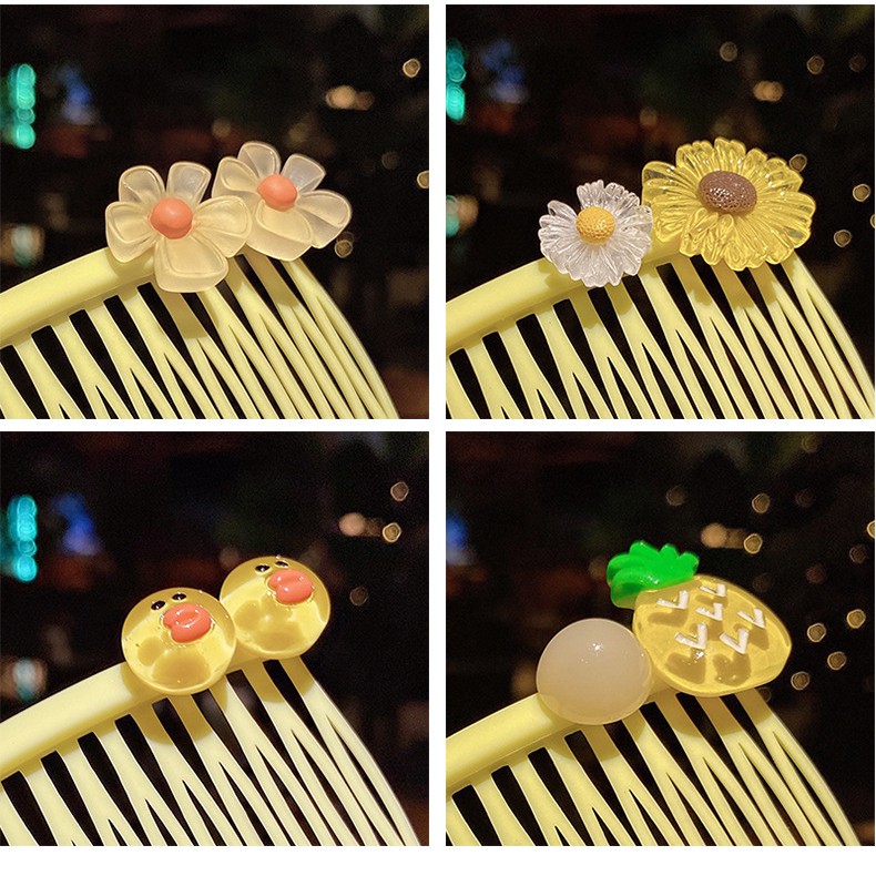 Lược Cài Tóc Hoa Quả Hoạt Hình Đáng Yêu Cho Bé Gái - Dumi Shop