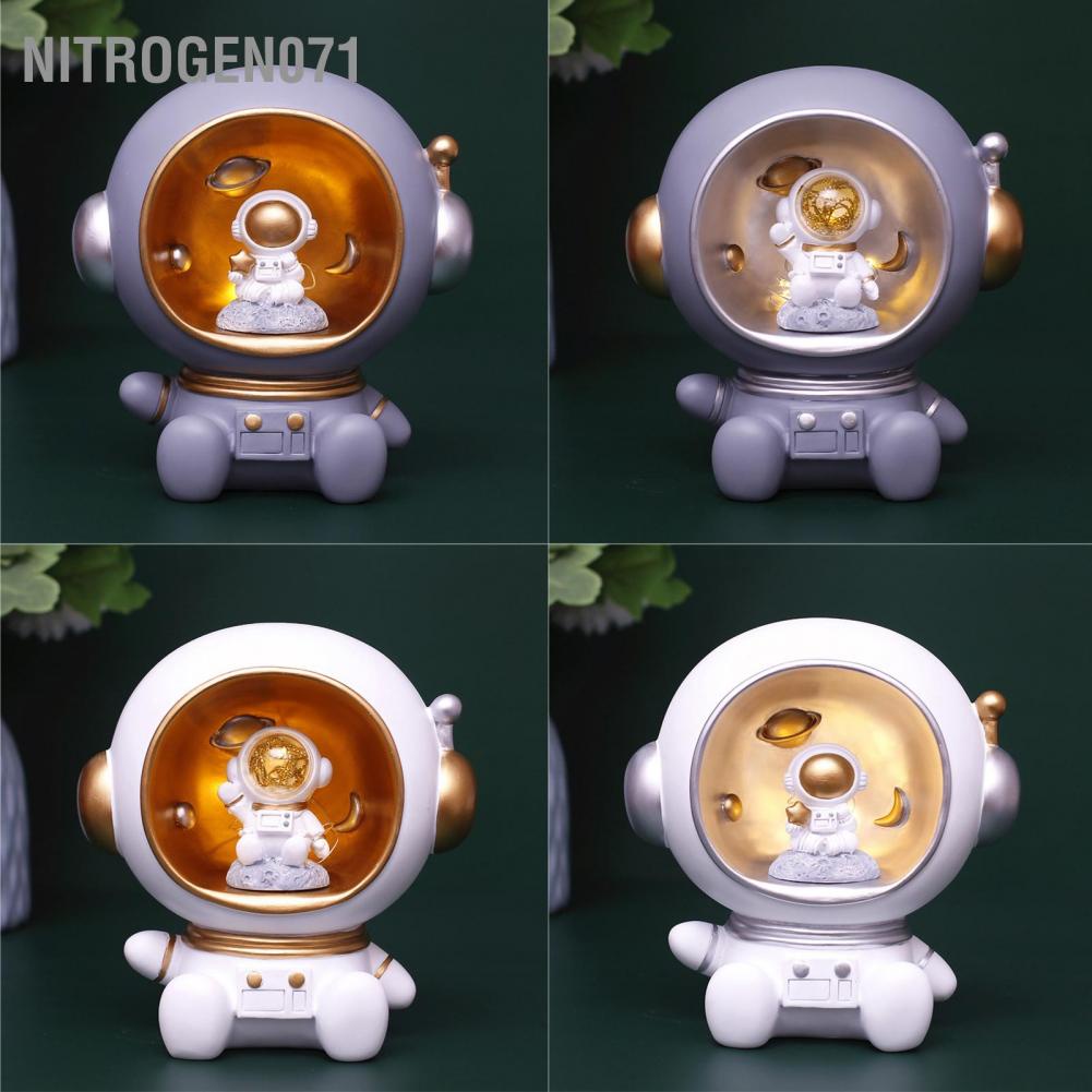Nitrogen071 Astronaut Light Decorative Synthetic Resin Ornaments Table Lamp for Living Room Wine Cabinet