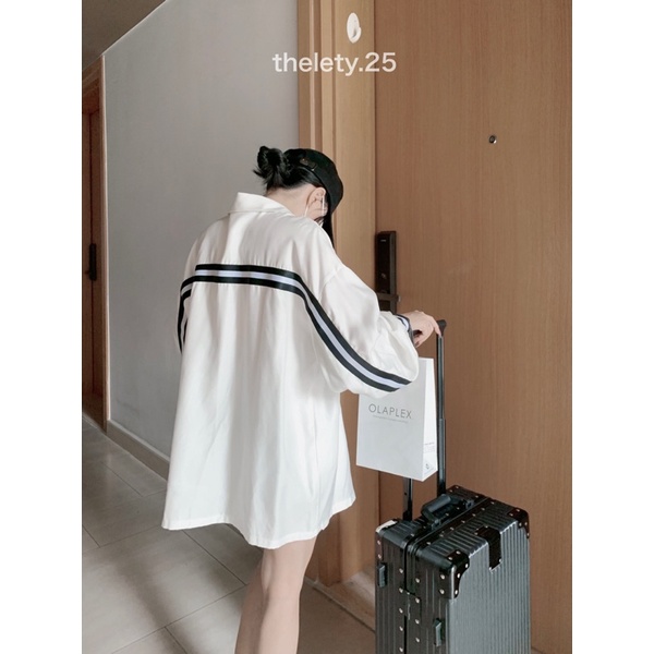Áo Sơ Mi Viền Sọc Lưng STRIPED SHIRT | 𝐭𝐡𝐞𝐥𝐞𝐭𝐲