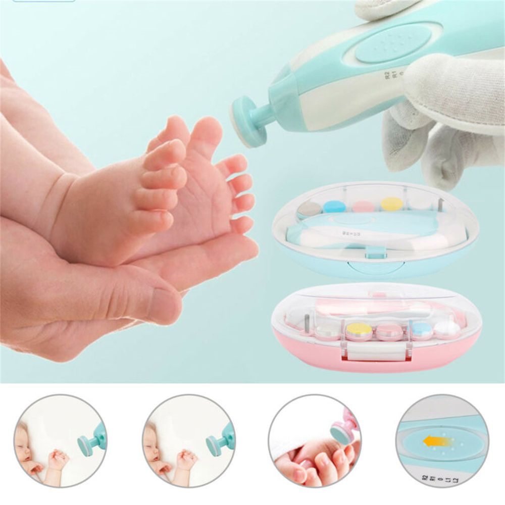 Máy Mài Móng Tay Tự Động Nhiều Màu Sắc An Toàn Cho Bé Sơ Sinh