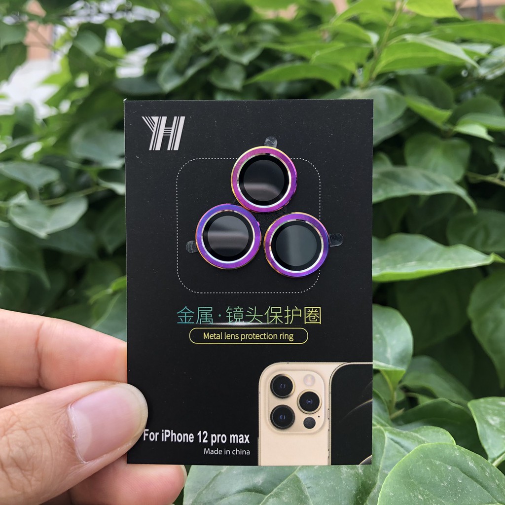 Bộ Vòng TITAN Bảo Vệ Camera IP 12-12Pro, 12PRM,  iP13, 13Pro,13PRM, iPhone 14Seri Chống Bụi, Hạn Chế Vân Tay & Mờ Camera