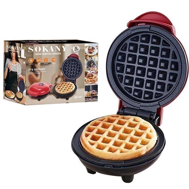 [Mã ELHADEV giảm 4% đơn 300K] Máy làm bánh waffle mini, bánh tàn ong Sokany