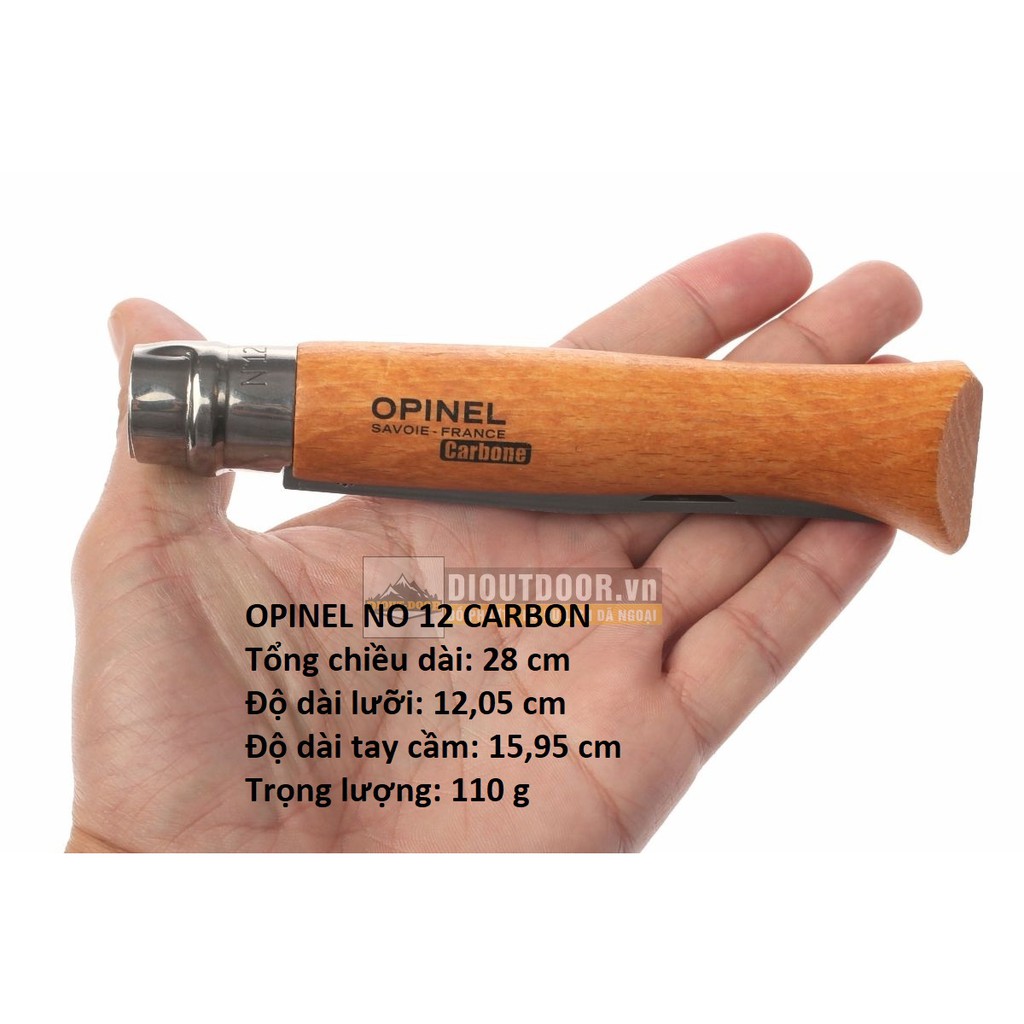 Dụng cụ Sinh Tồn Opinel No 6 đến No 12 dòng Carbon