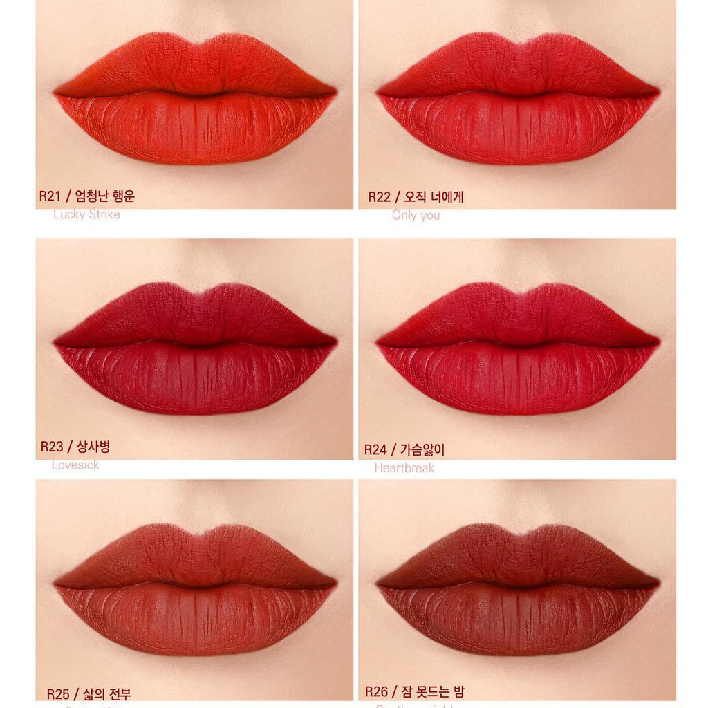 Son Thỏi Lì Agapan Pit A Pat Matte Lipstick Red Limited 4.8