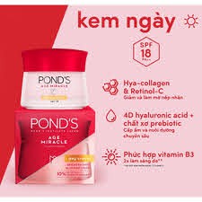 Kem chống lão hóa cao cấp Pond's Age Miracle ban ngày/đêm 50g