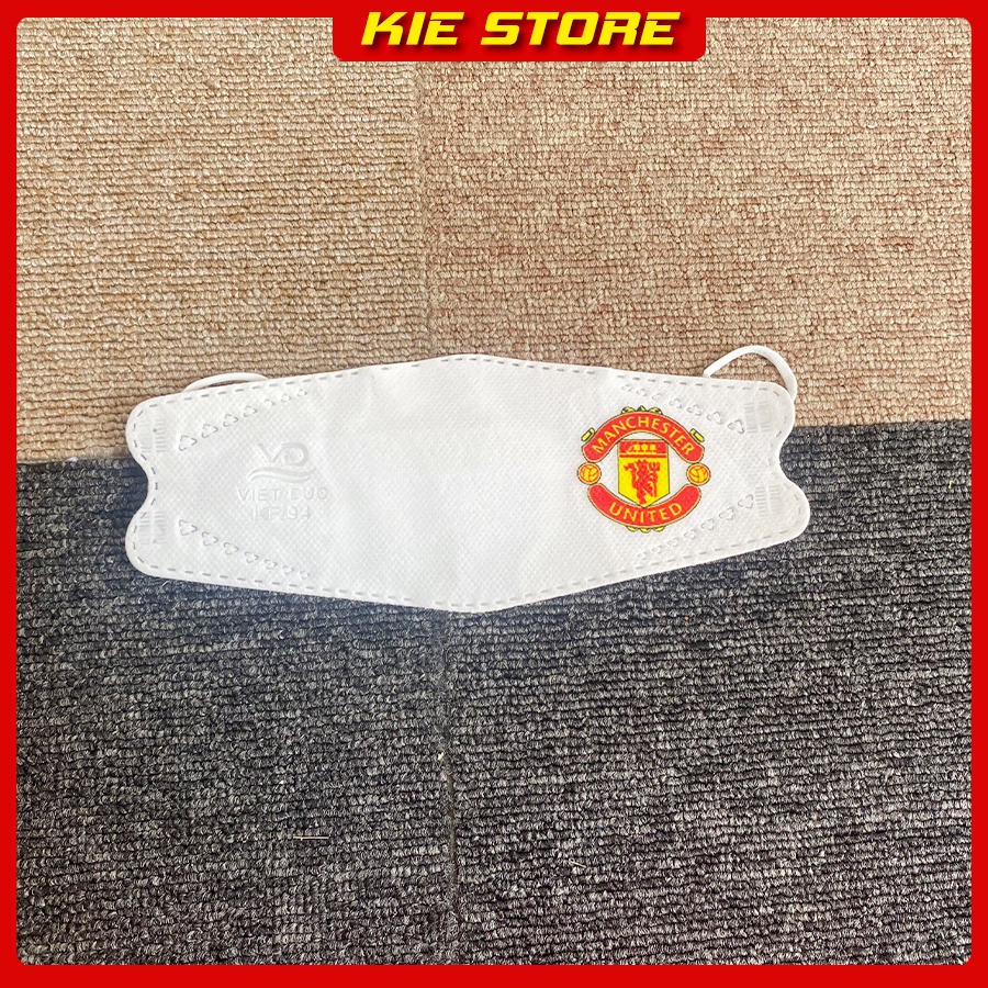 Set 5 khẩu trang y tế kháng khuẩn KF94 in logo CLB Manchester United