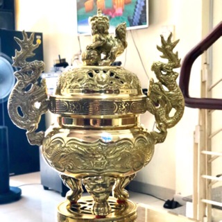 ĐỈNH LƯ BẰNG ĐỒNG CAO 38cm