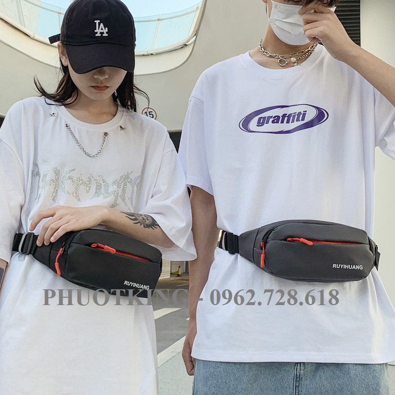 Túi đeo chéo thể thao đa năng nam nữ RuYiHuang chống nước - Túi đeo bụng thời trang