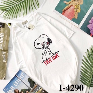 Áo thun in chuyển nhiệt snoopy true love