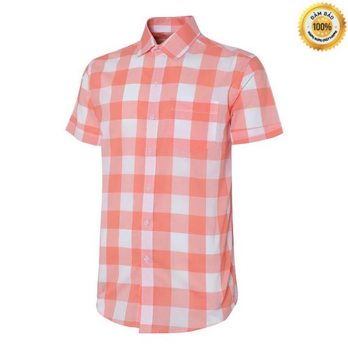 ⚡ Áo Sơ Mi Nam Sọc Caro ttnamfashion Cao Cấp SMI207 (xanh va cam )