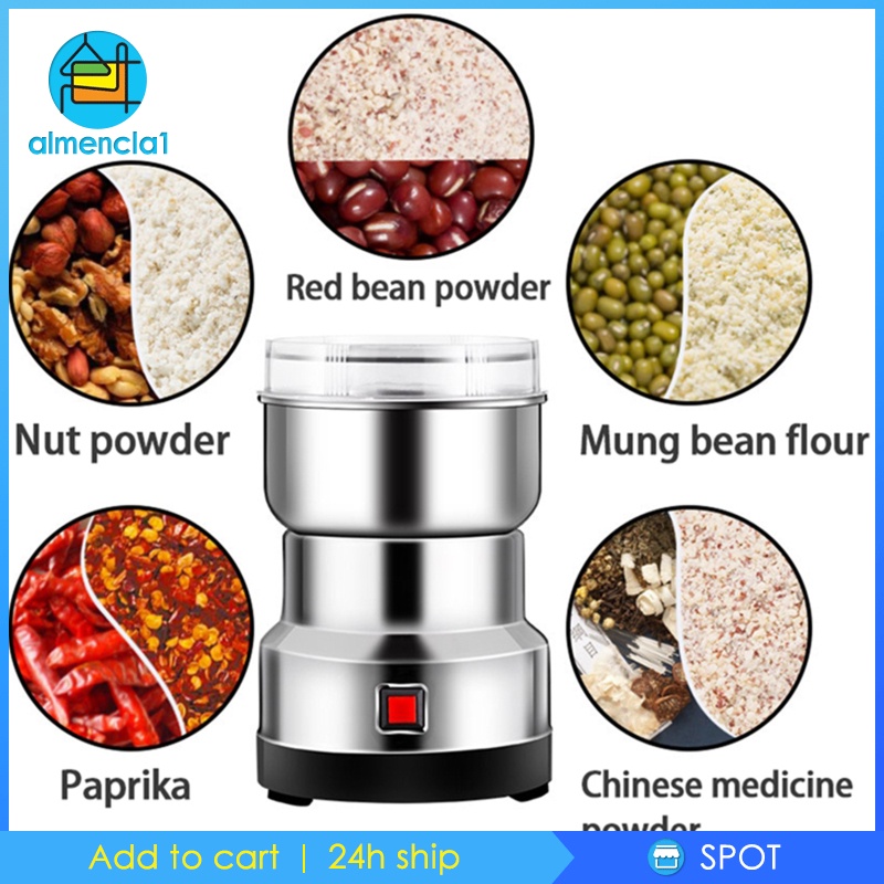 [ALMENCLA1]EU Plug Electric Coffee Beans Grains Grinder Kitchen Herb Grinding Machine