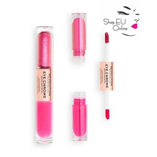 Revolution/ Phấn mắt dạng lỏng 2 đầu:  Eye Chrome Desire - Revolution London: màu hồng