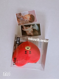 (Có Tata, Rj) Móc khoá BT21 face keyring (Official) đủ 8 mẫu {cam kết chất lượng}