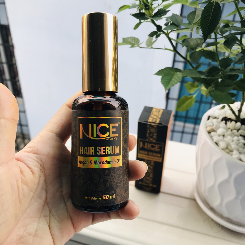 Tinh dầu dưỡng tóc, giữ nếp tóc uốn Nice Hair Serum 50ml