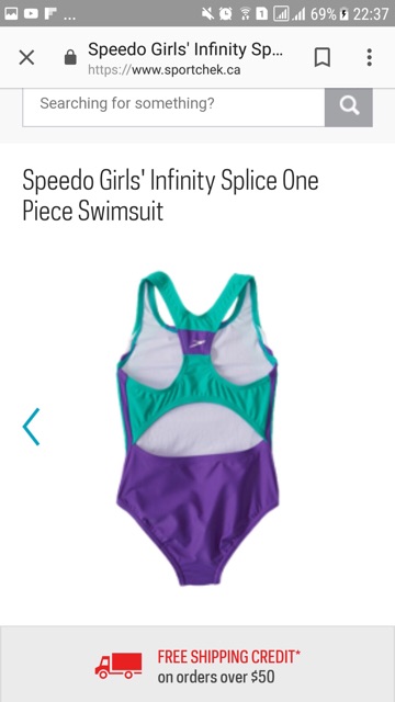 Áo bơi Speedo bé gái