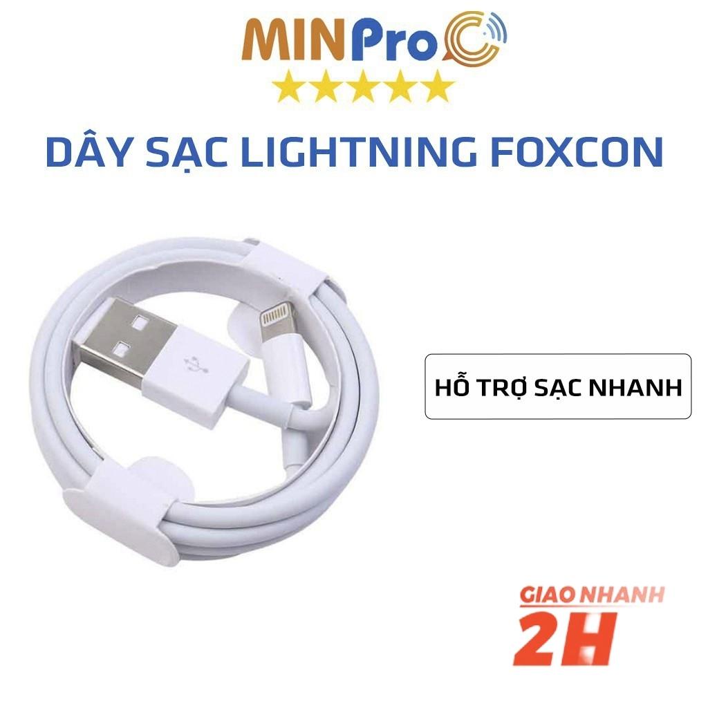 Dây sạc lightning, cáp sạc Foxconn, hỗ trợ sạc nhanh - MINPRO