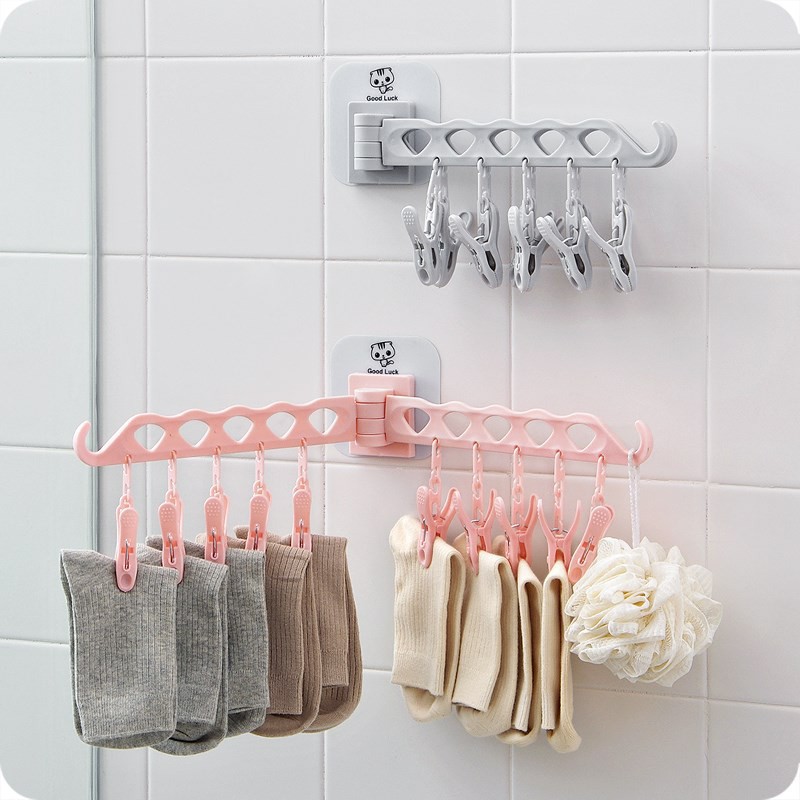 BỘ MÓC TREO ĐỒ DÁN TƯỜNG 10 KẸP SIÊU DÍNH - MÓC KẸP TẤT VỚ, THANH TREO KHĂN NHÀ TẮM 12 MÓC, KẸP PHƠI ĐỒ CHO TRẺ SƠ SINH