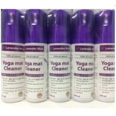 DUNG DỊCH VỆ SINH THẢM TẬP YOGA, 100ML HƯƠNG LAVERDER NHẸ NHÀNG